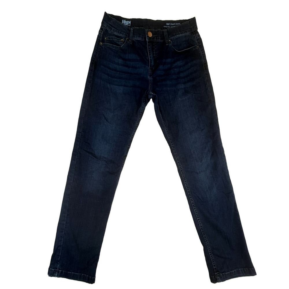 Mugsy Jeans PMT Clutch Men's Jeans Sz 31x30 Dark Wash Stretch Denim FLX3BSNFU